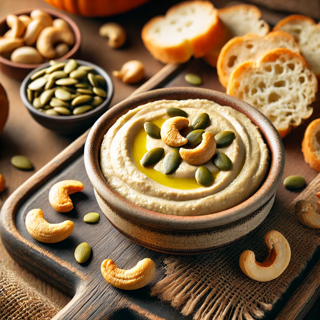 cashew-pompoenpit spread