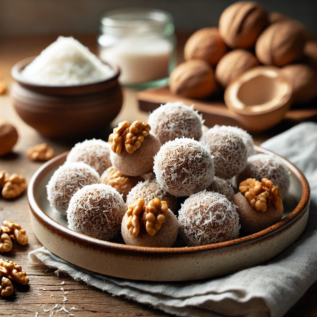 walnoot-kokos truffels