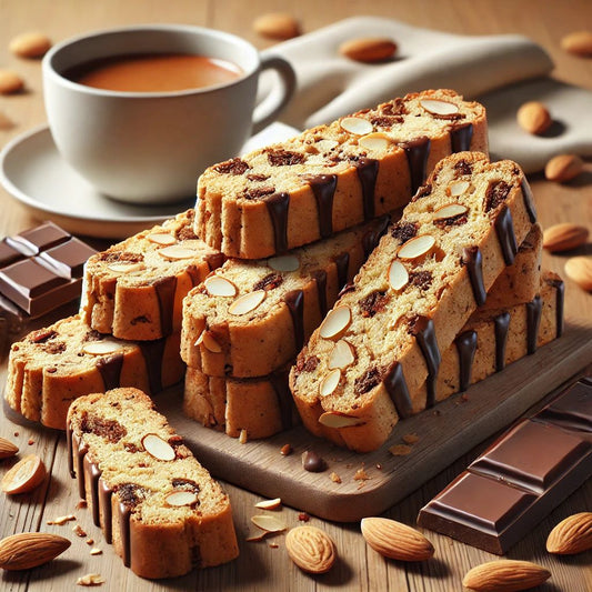 Chocolade amandel biscotti