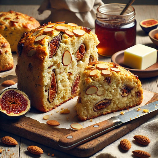 Amandel vijgen scones