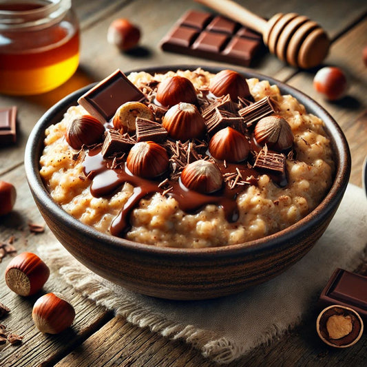 Hazelnoot chocolade havermout