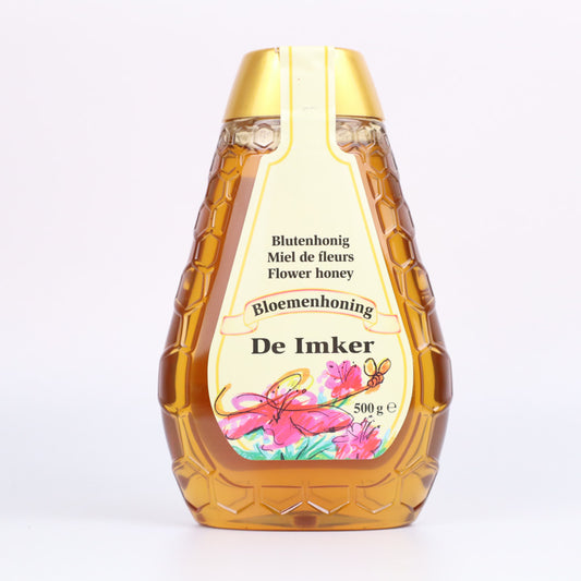 De Imker Bloemen Honing Knijpfles (500 gram)
