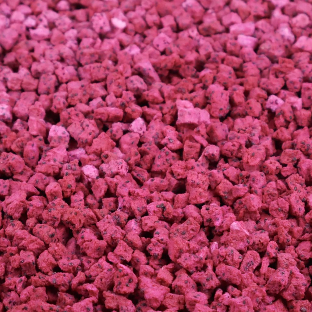 Gevriesdroogde Dragonfruit Blokjes